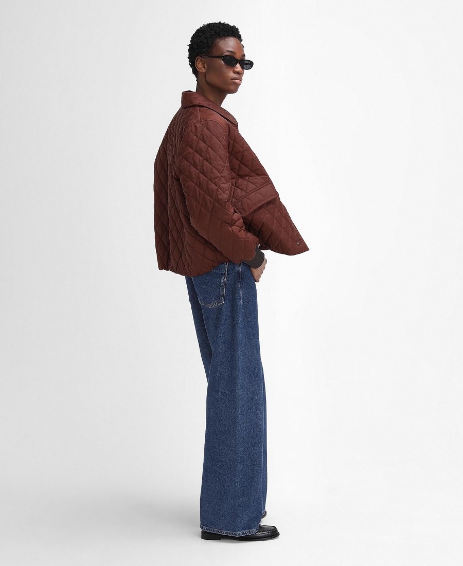 jaqueta acolchoada barbour the edit by alexa jamie