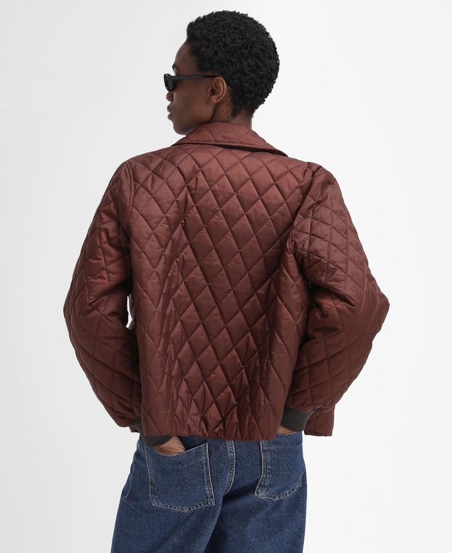 jaqueta acolchoada barbour the edit by alexa jamie