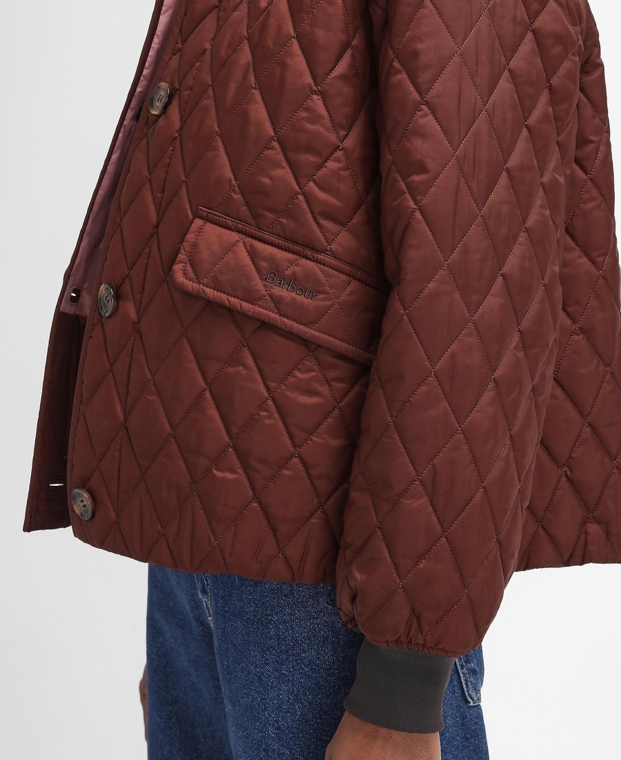 jaqueta acolchoada barbour the edit by alexa jamie