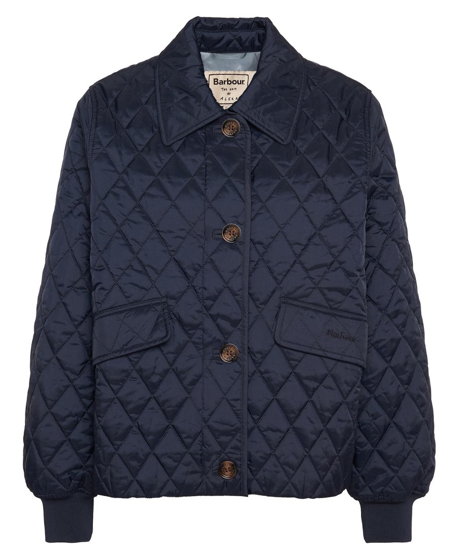 jaqueta acolchoada barbour the edit by alexa jamie