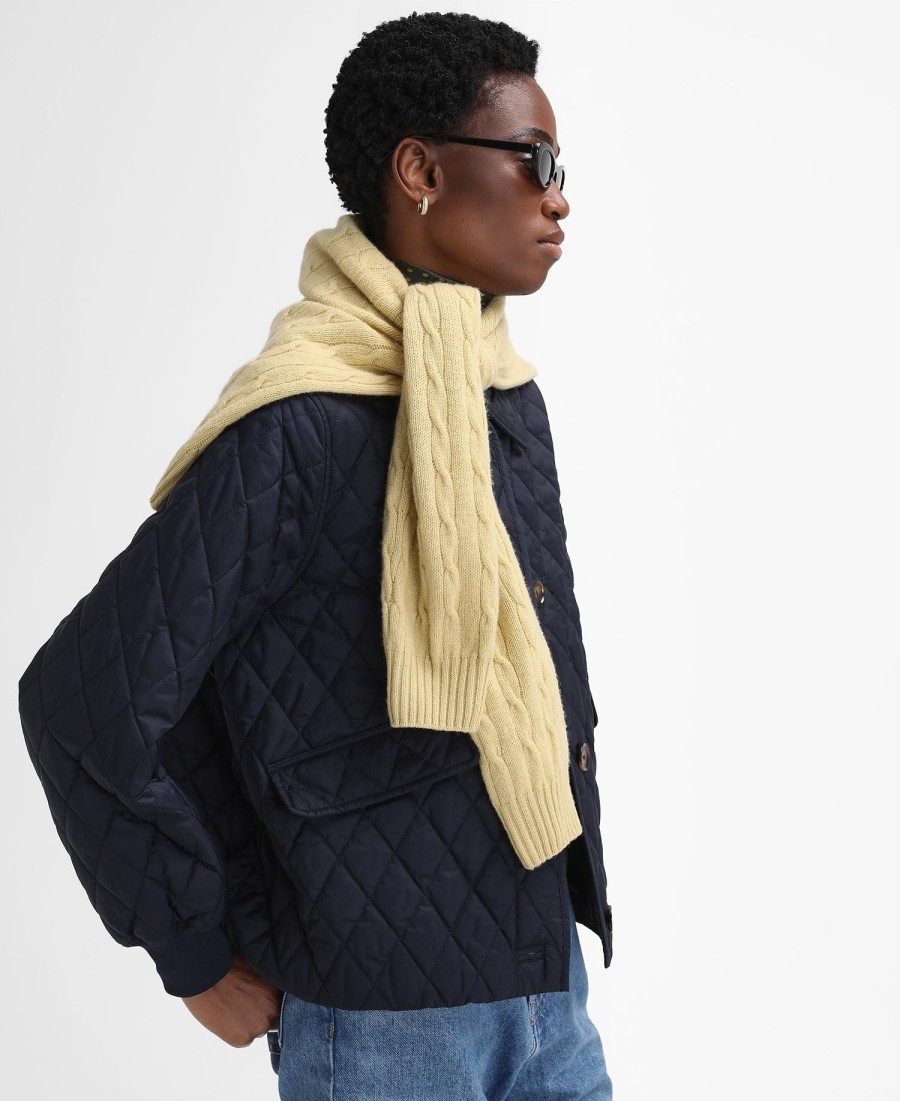 jaqueta acolchoada barbour the edit by alexa jamie
