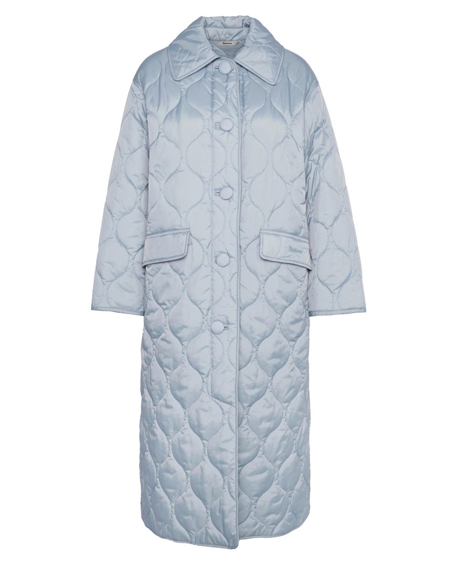 casaco barbour the edit by alexa quilted car coat