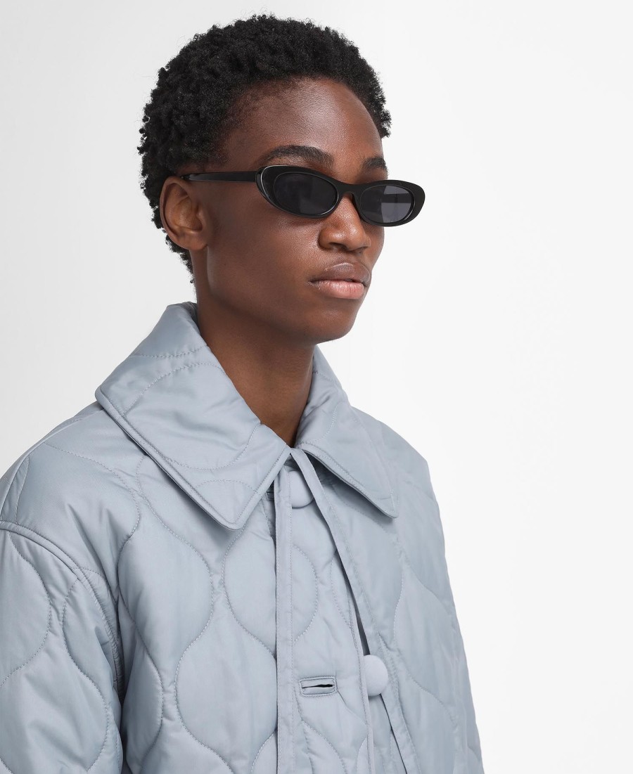casaco barbour the edit by alexa quilted car coat