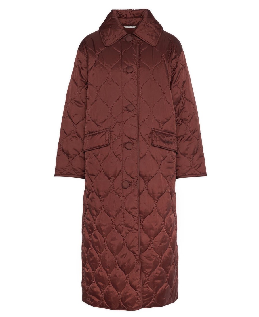 casaco barbour the edit by alexa quilted car coat