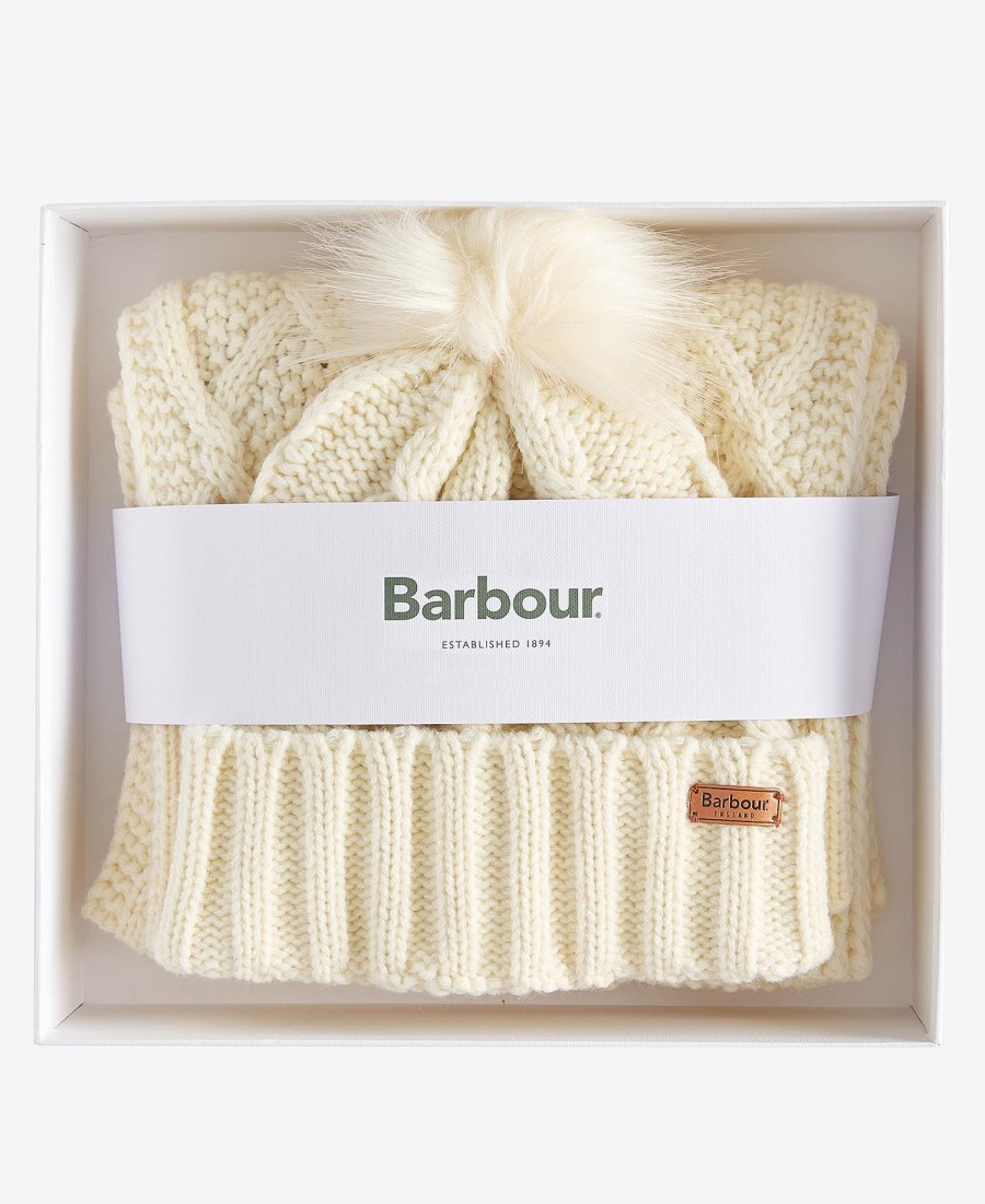 conjunto de presente com gorro e cachecol ridley