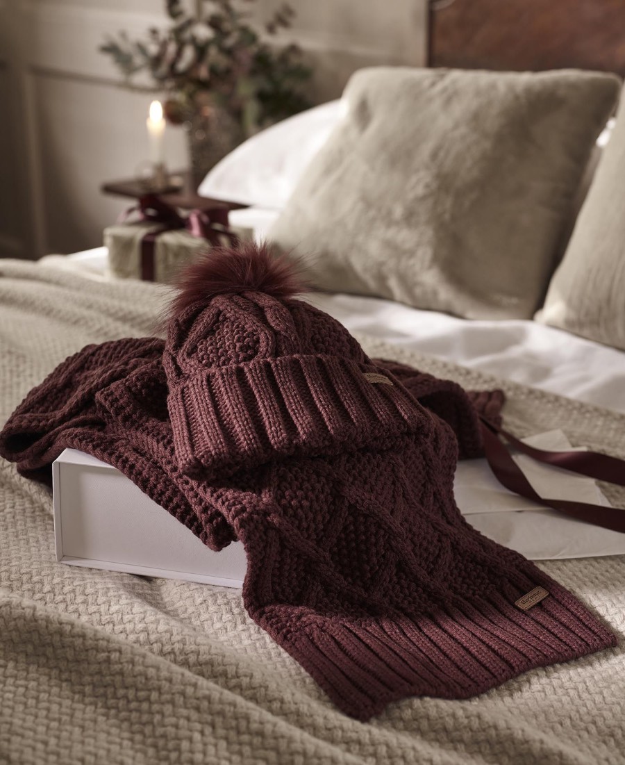conjunto de presente com gorro e cachecol ridley