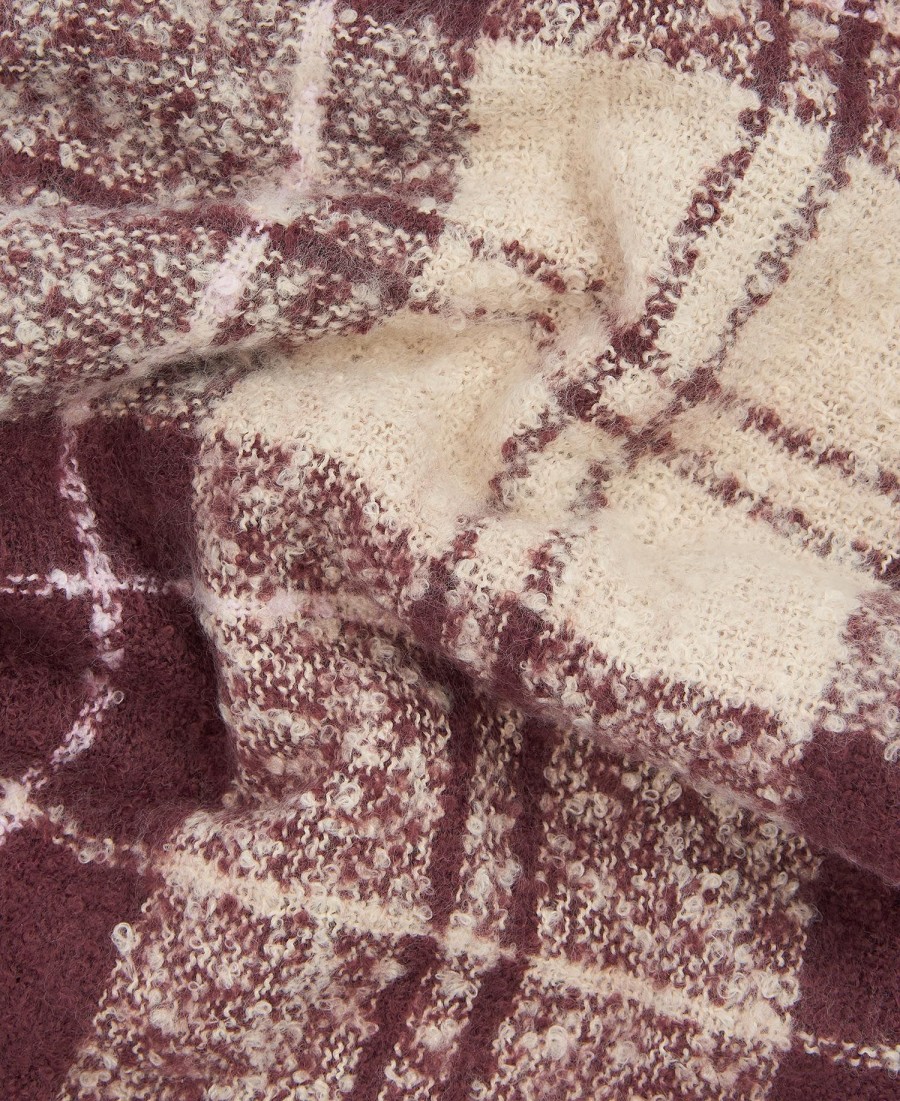 conjunto de presente saltburn com gorro e cachecol xadrez