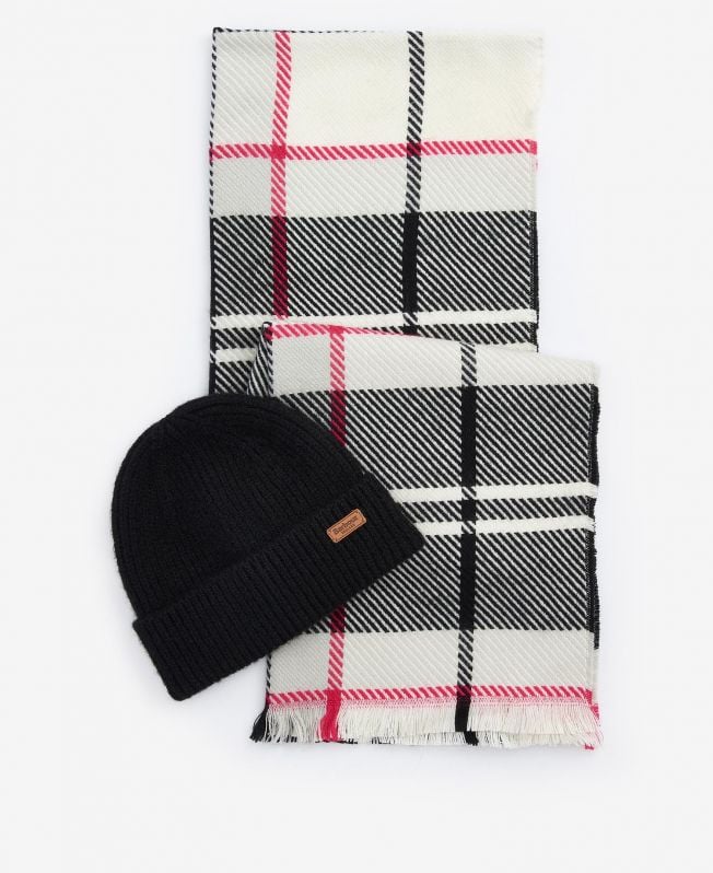 conjunto de presente com gorro pendle e cachecol blair