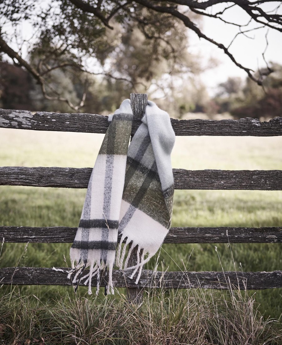 cachecol isla tartan boucle