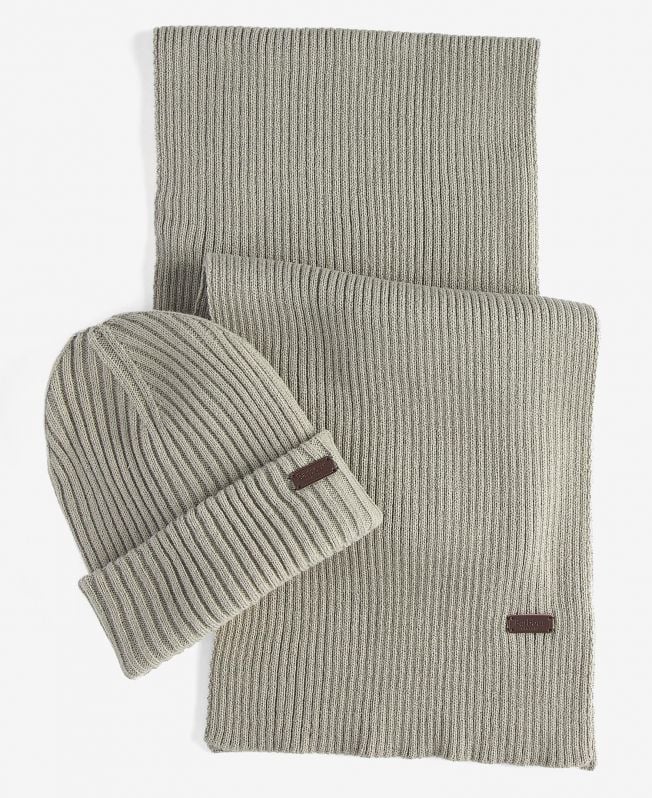 conjunto de presente crimdon com gorro e cachecol