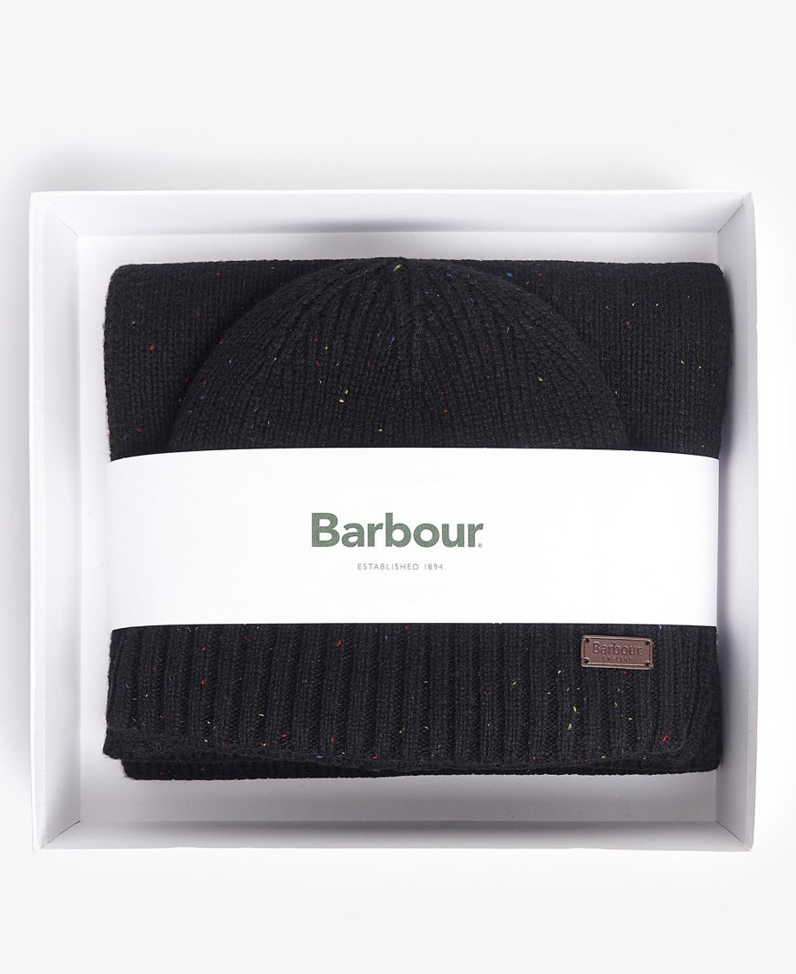 conjunto de presente com gorro e cachecol carlton fleck