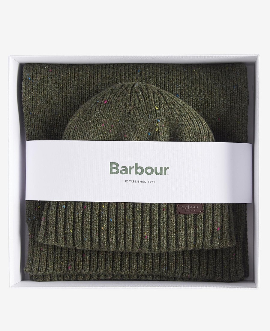 conjunto de presente com gorro e cachecol carlton fleck