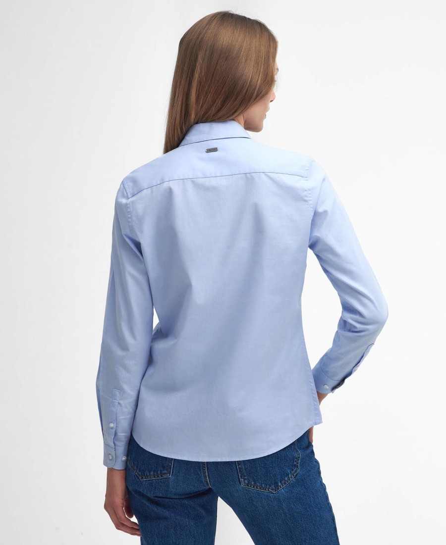 camisa oxford de manga comprida derwent regular