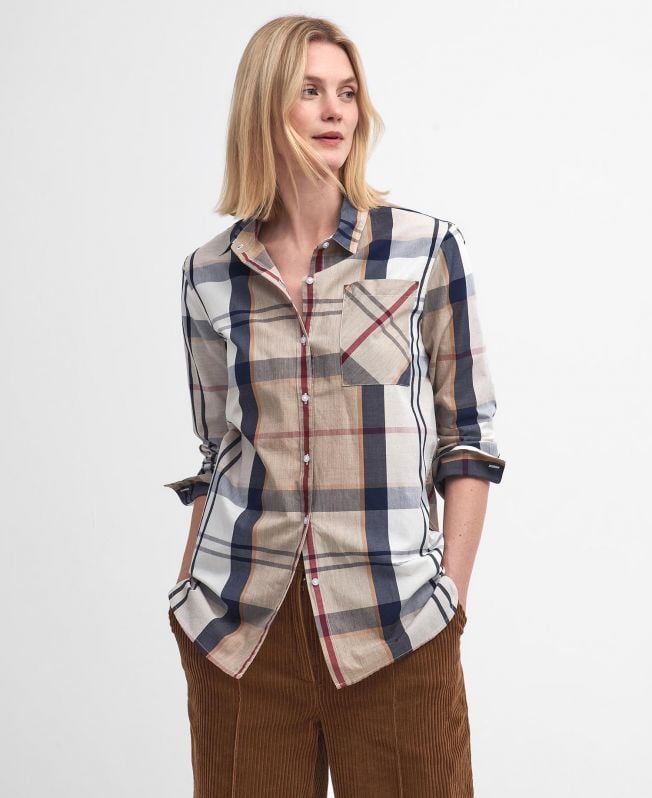 camisa de manga comprida perthshire