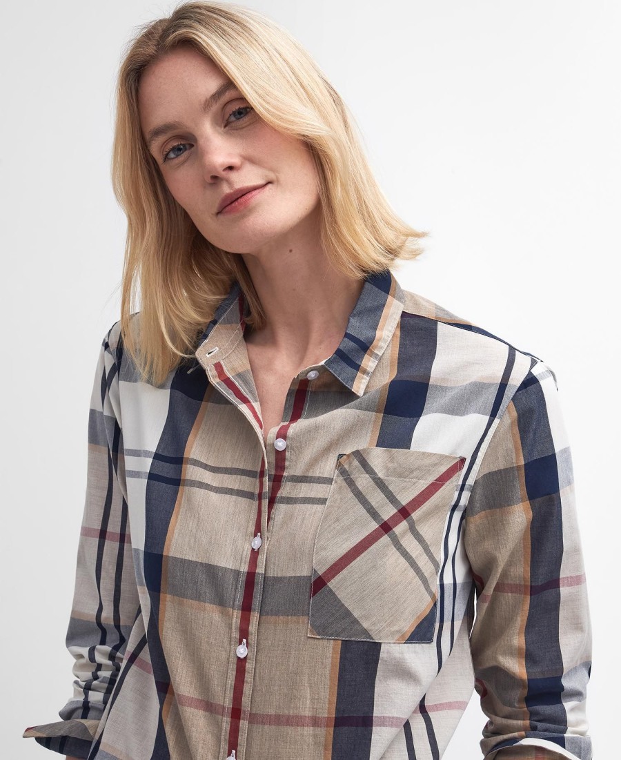 camisa de manga comprida perthshire