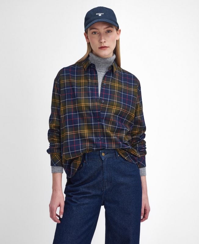 camisa de manga comprida elishaw relaxed