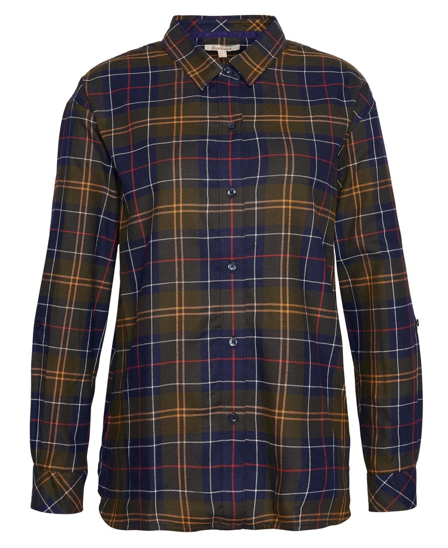 camisa de manga comprida elishaw relaxed