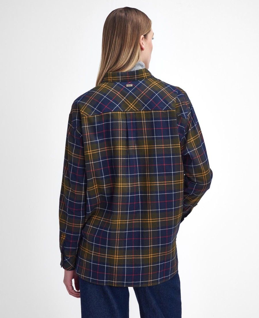 camisa de manga comprida elishaw relaxed