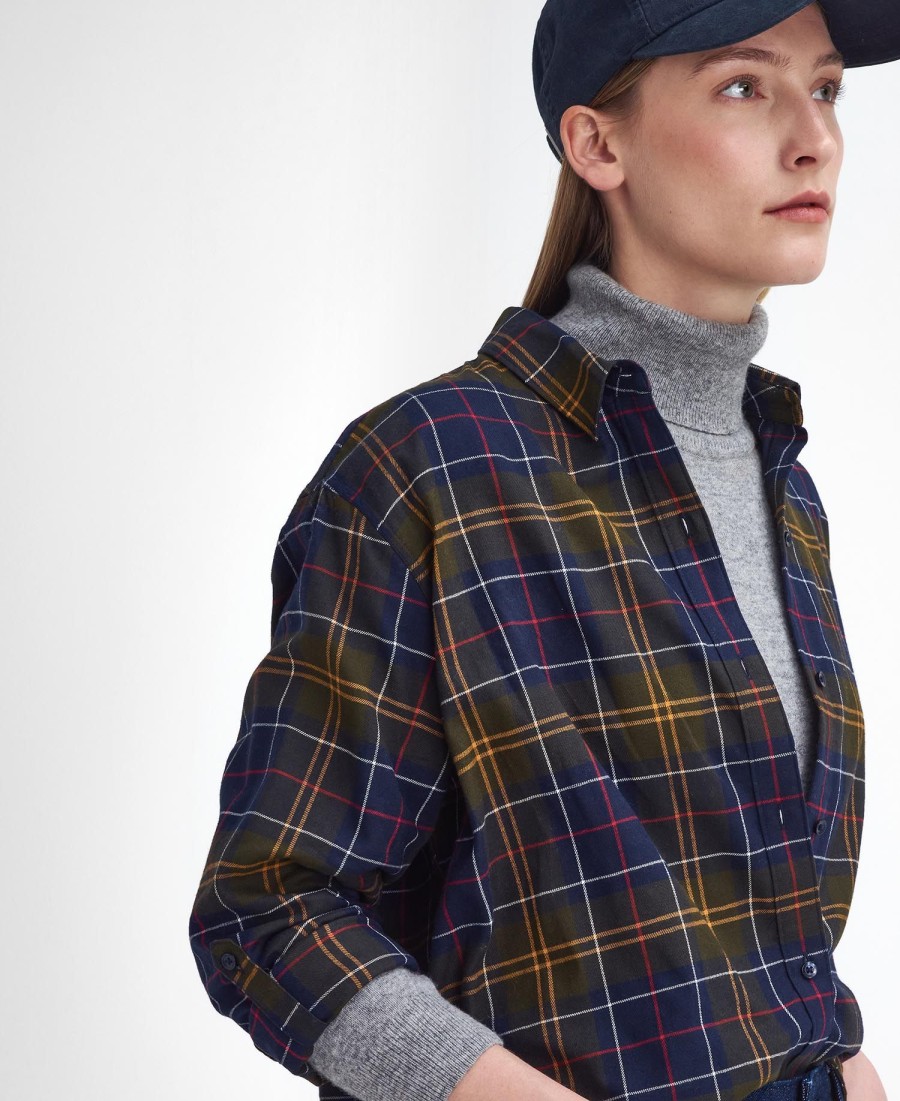 camisa de manga comprida elishaw relaxed