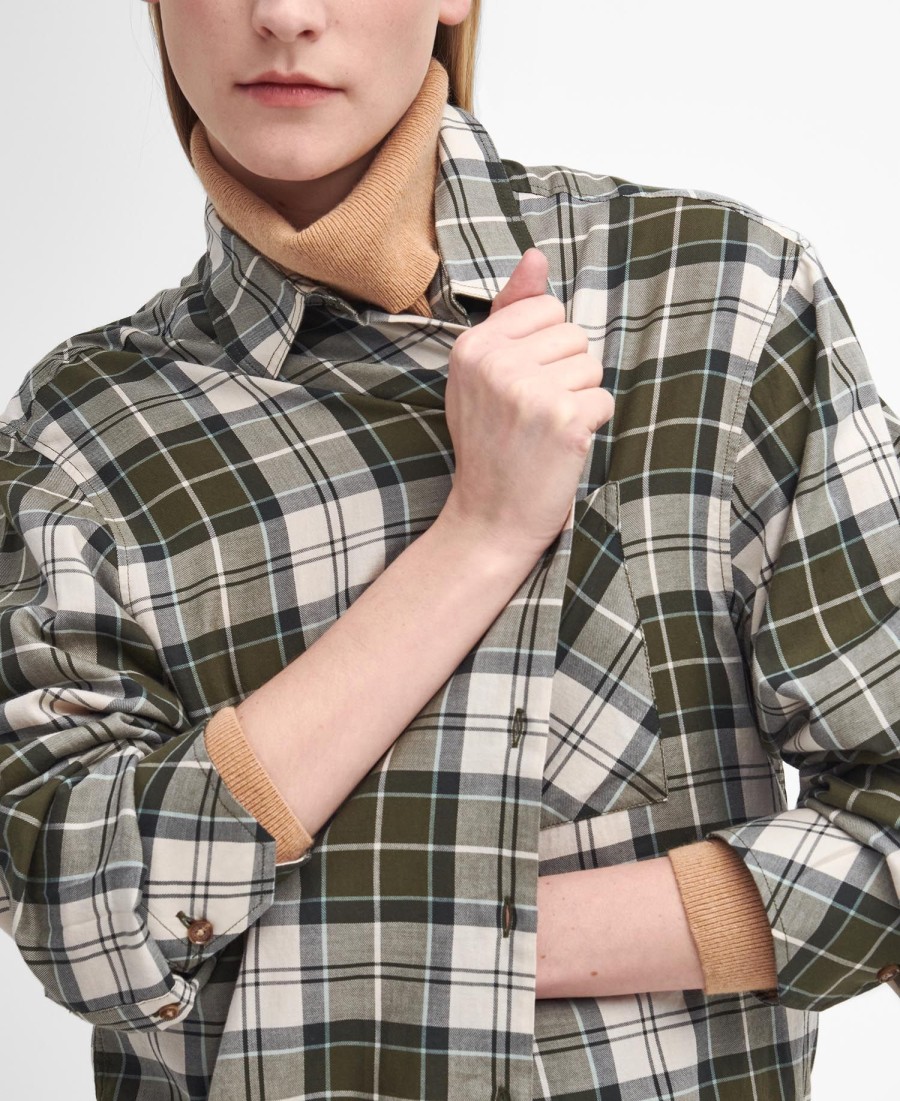 camisa de manga comprida aubrey