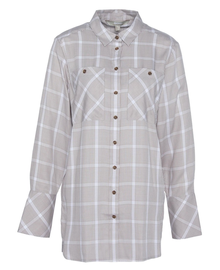 camisa de manga comprida xadrez rhonda