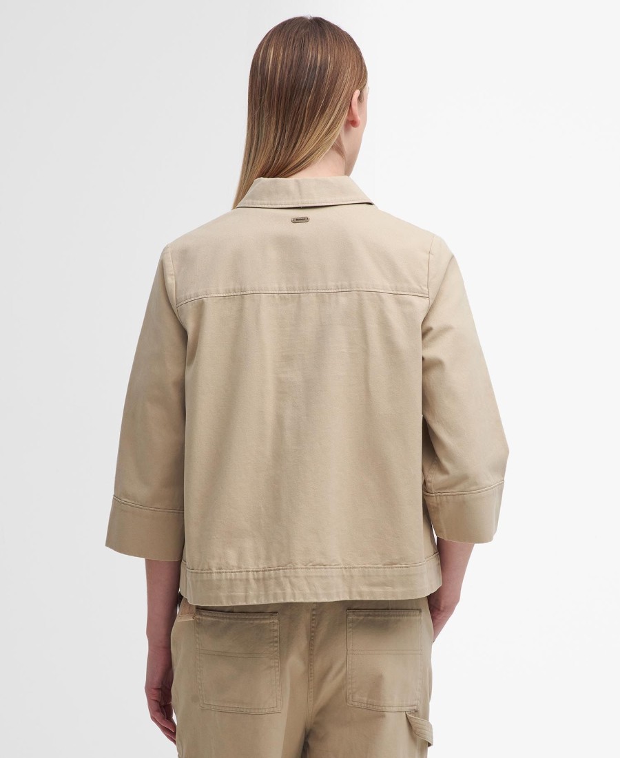camisa fleur boxy