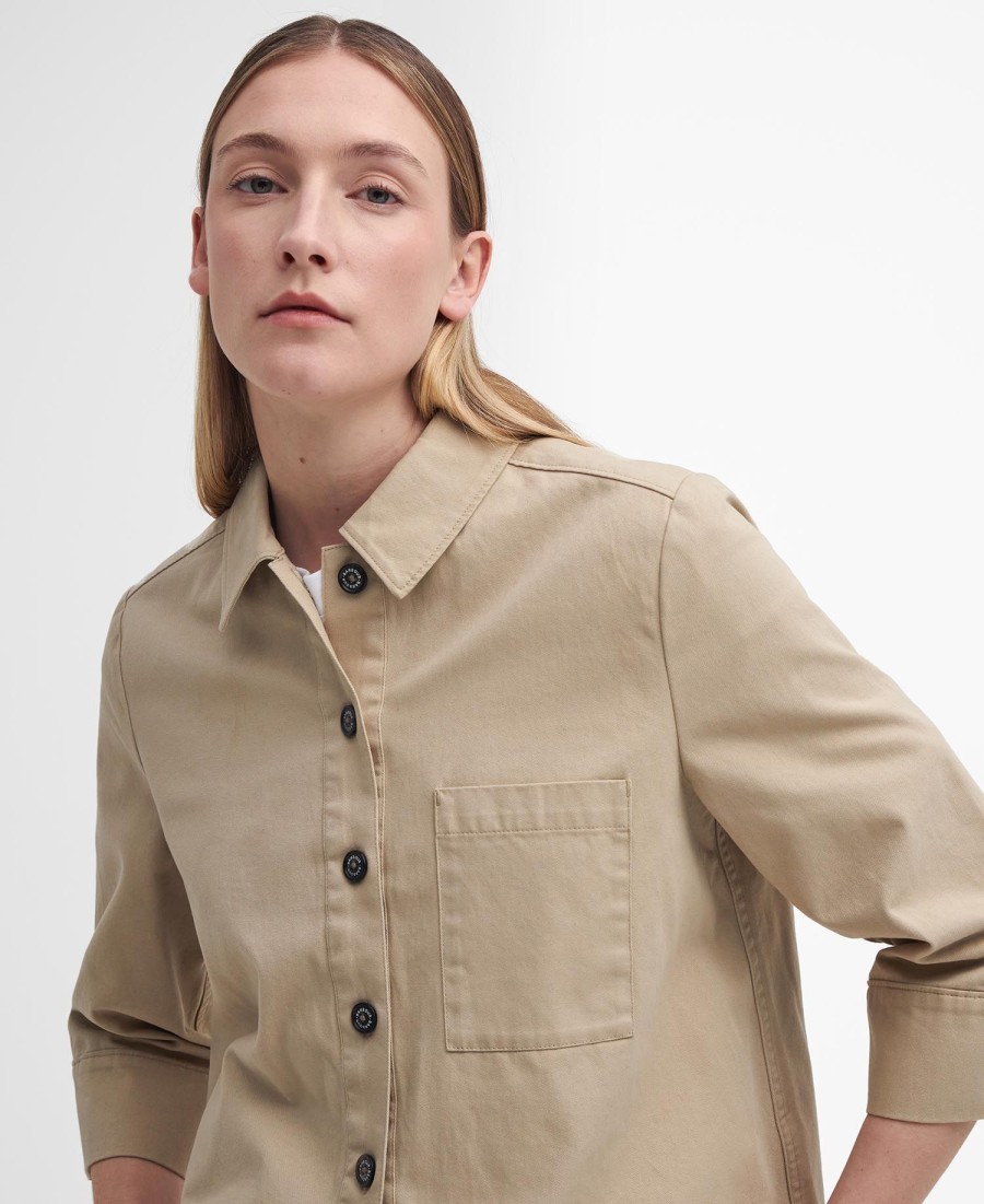 camisa fleur boxy