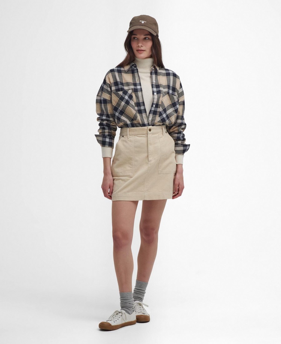 camisa larisa xadrez de manga comprida