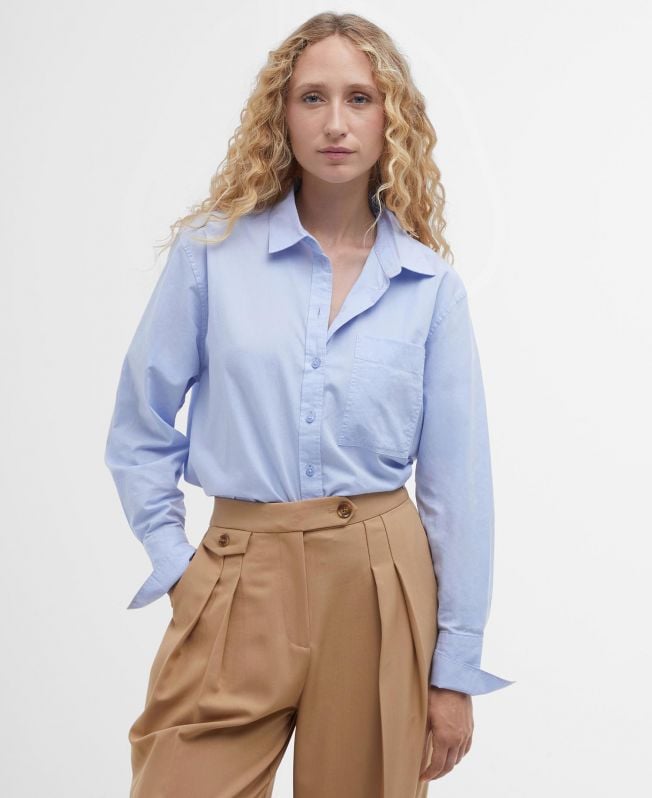 camisa josephine relaxed de manga comprida