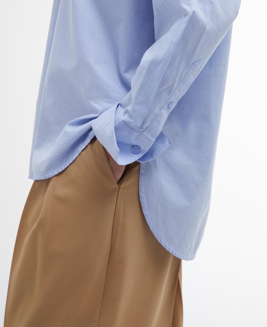 camisa josephine relaxed de manga comprida