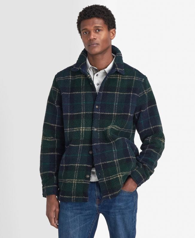 camisa de lã xadrez bryson