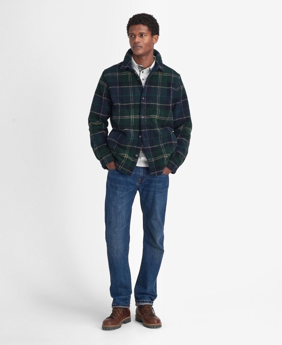 camisa de lã xadrez bryson