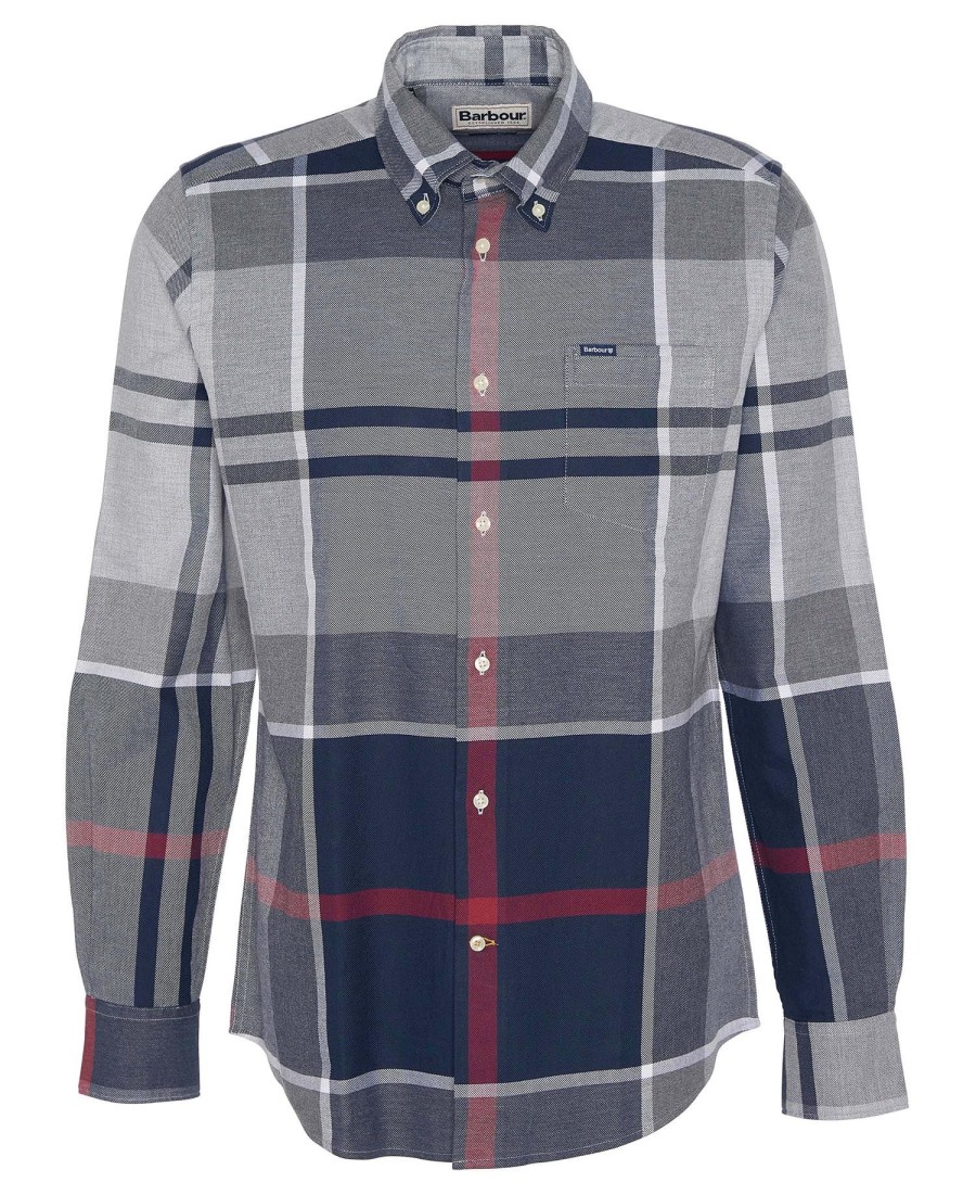 camisa de manga comprida sob medida dunoon
