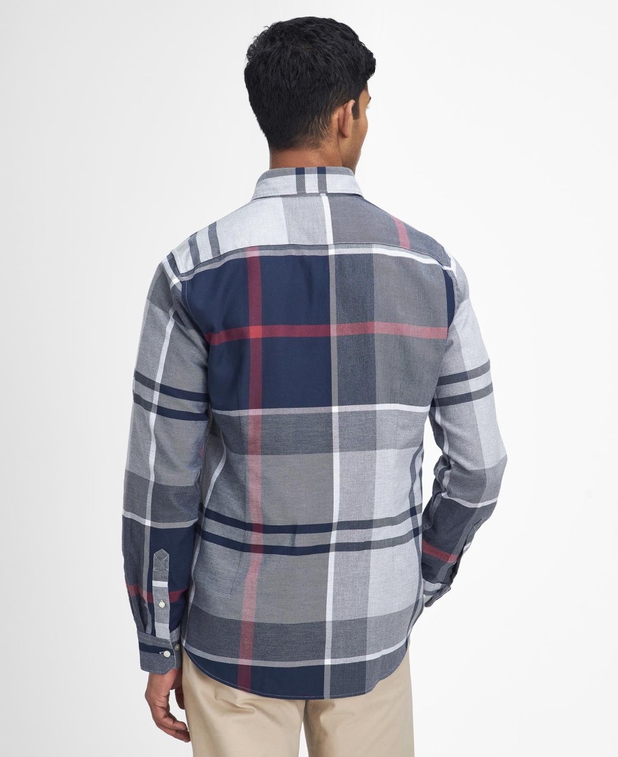 camisa de manga comprida sob medida dunoon