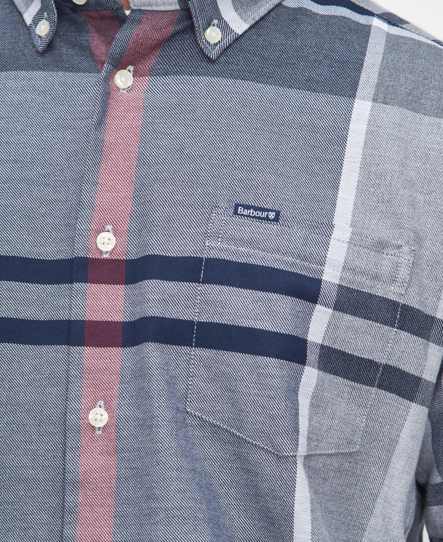 camisa de manga comprida sob medida dunoon