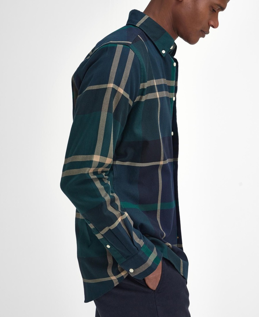 camisa de manga comprida sob medida dunoon