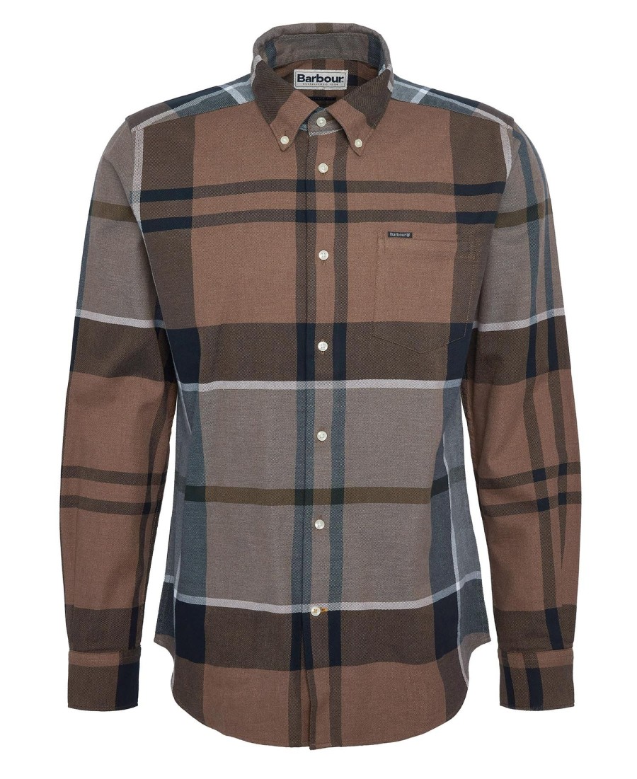 camisa de manga comprida sob medida dunoon