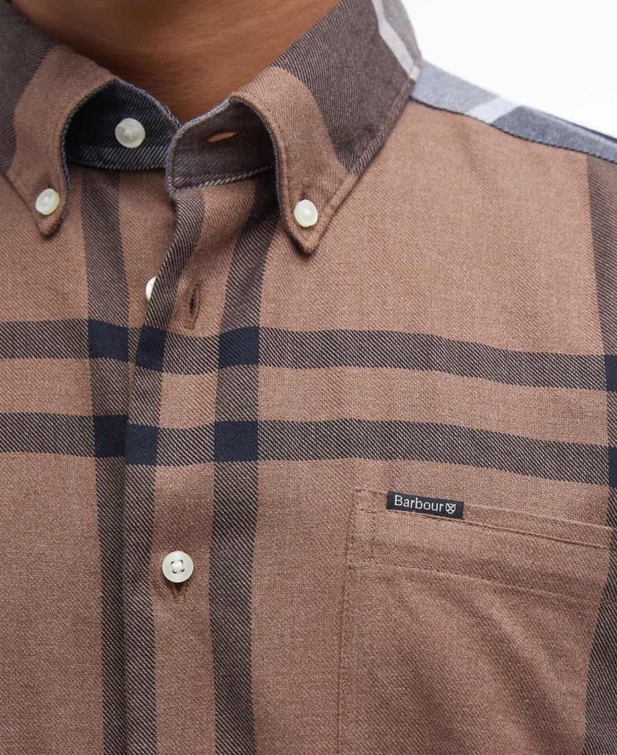 camisa de manga comprida sob medida dunoon