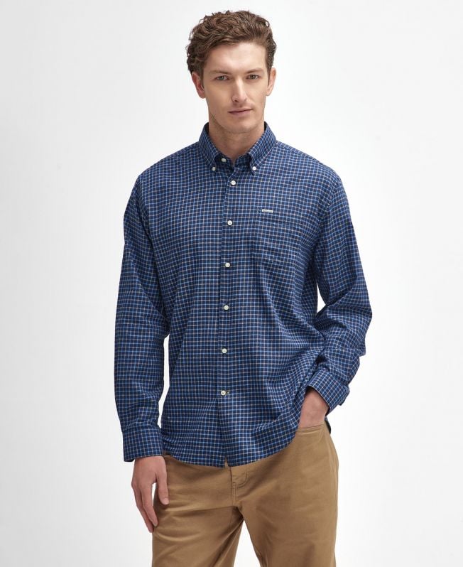 camisa preston regular de manga comprida