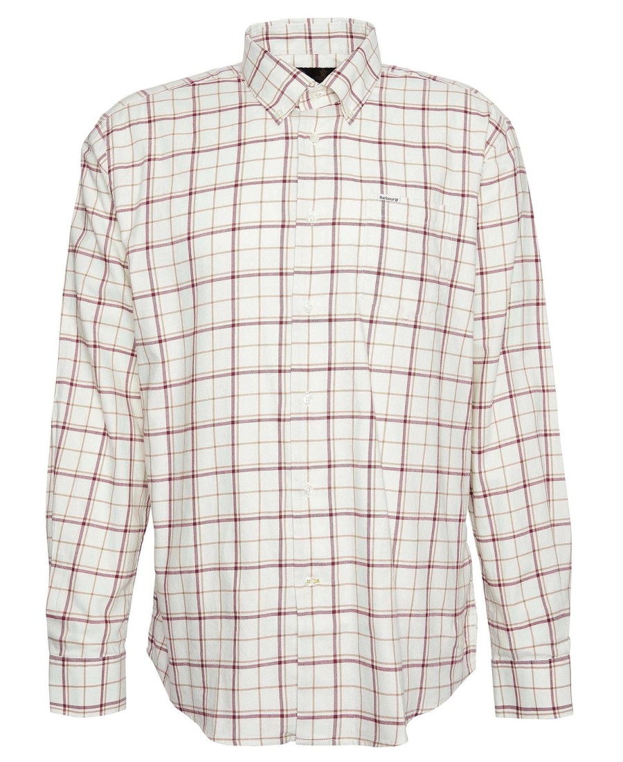 camisa pelton regular de manga comprida