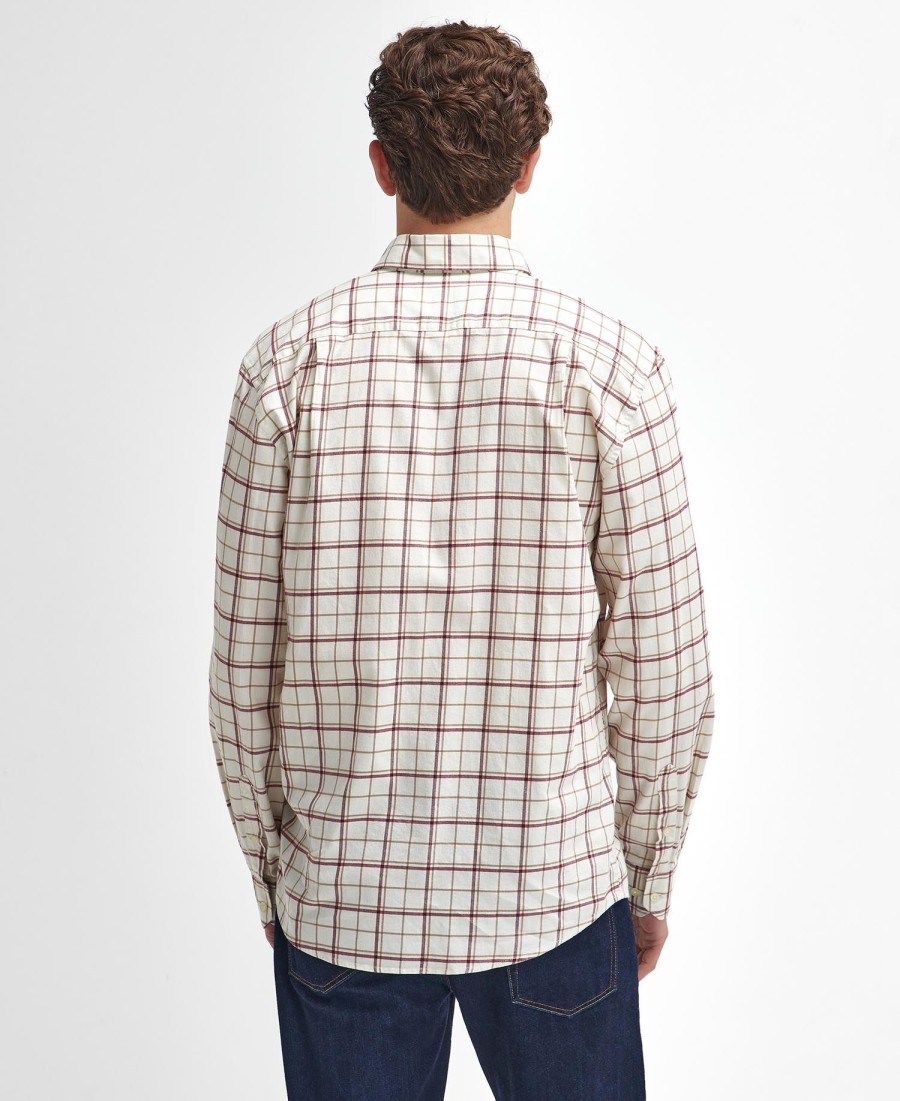 camisa pelton regular de manga comprida
