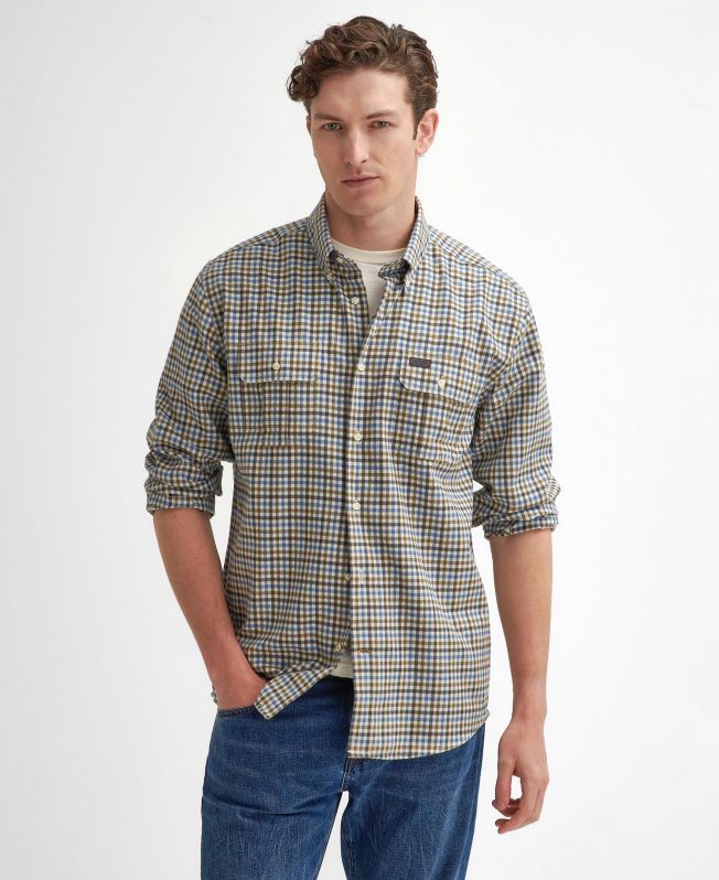 camisa foss regular de manga comprida