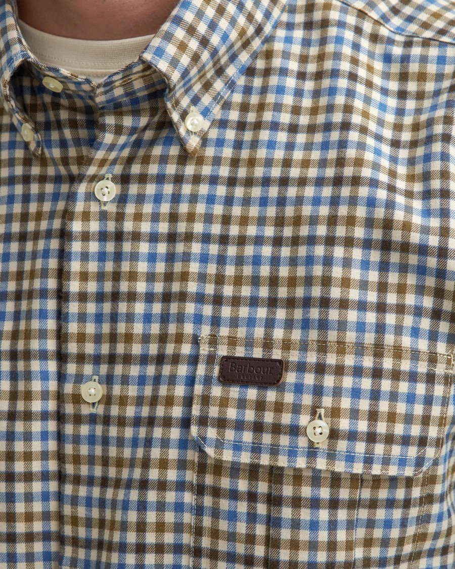 camisa foss regular de manga comprida