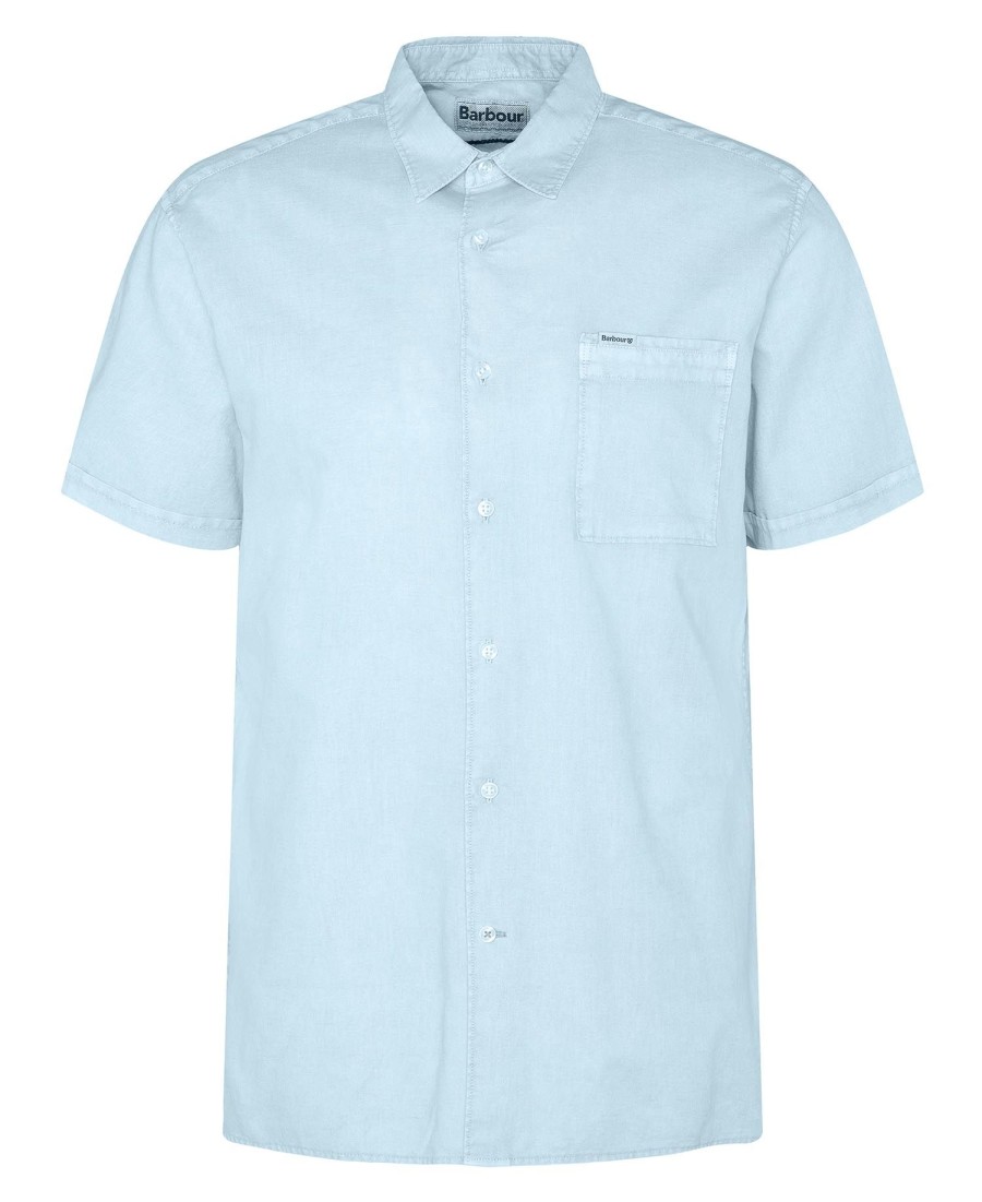 camisa regular de manga curta terra dye
