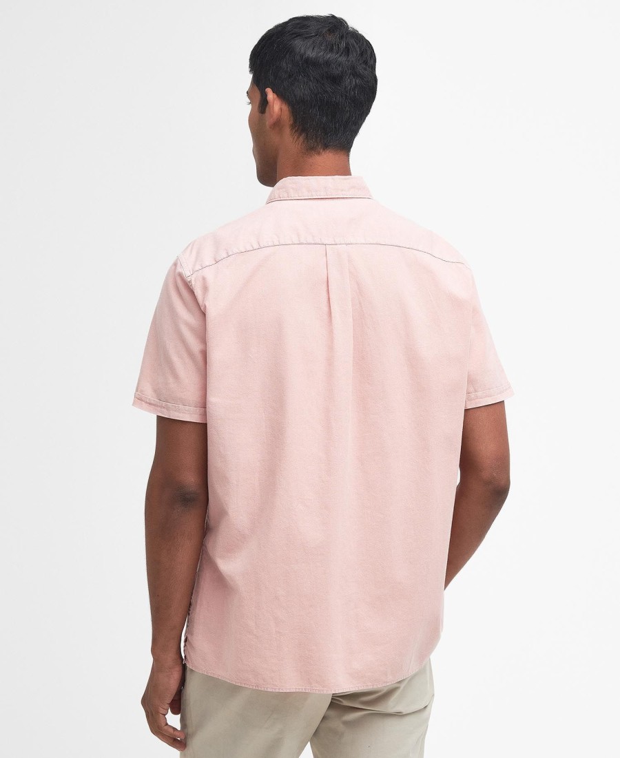 camisa regular de manga curta terra dye