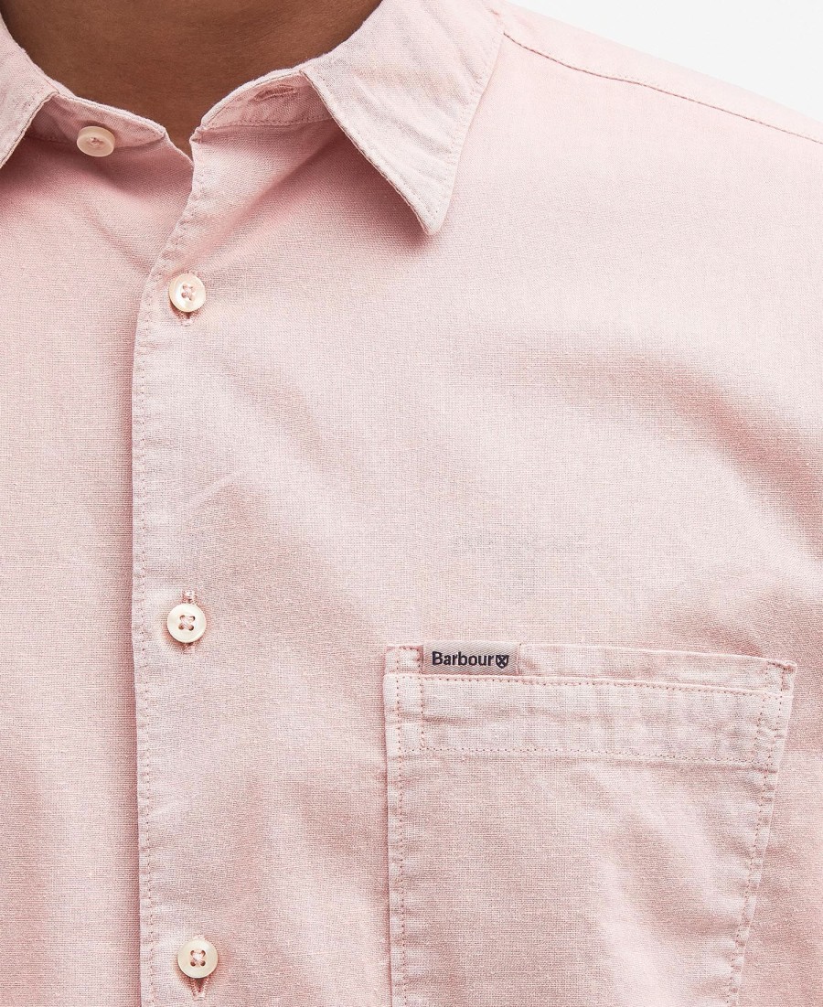 camisa regular de manga curta terra dye
