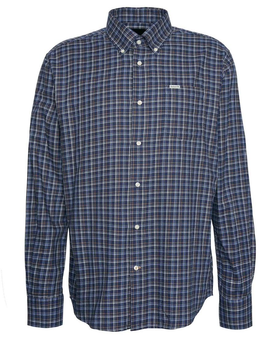 camisa ashton de manga comprida tamanho regular