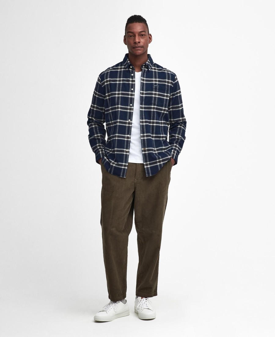 camisa bromley de manga comprida sob medida
