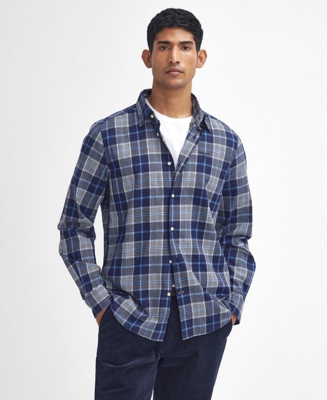 camisa pritchard de manga comprida sob medida