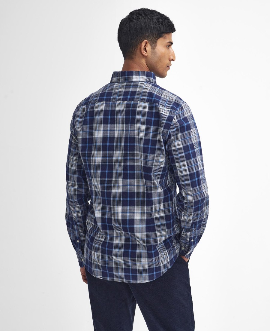camisa pritchard de manga comprida sob medida